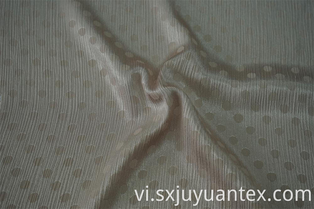 Satin Crinkle Jacquard Fabric